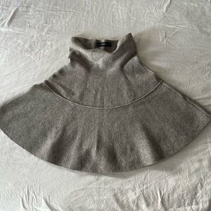 Zara Knit Light Gray Skirt